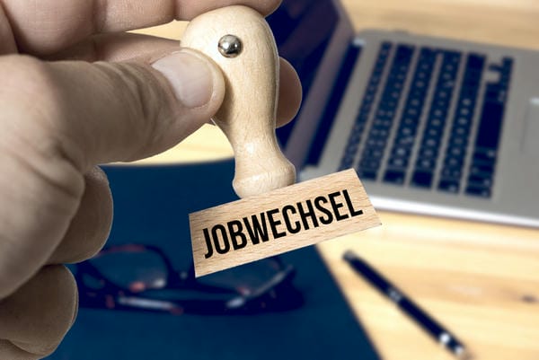 Stempel mit der Aufschrift Jobwechsel